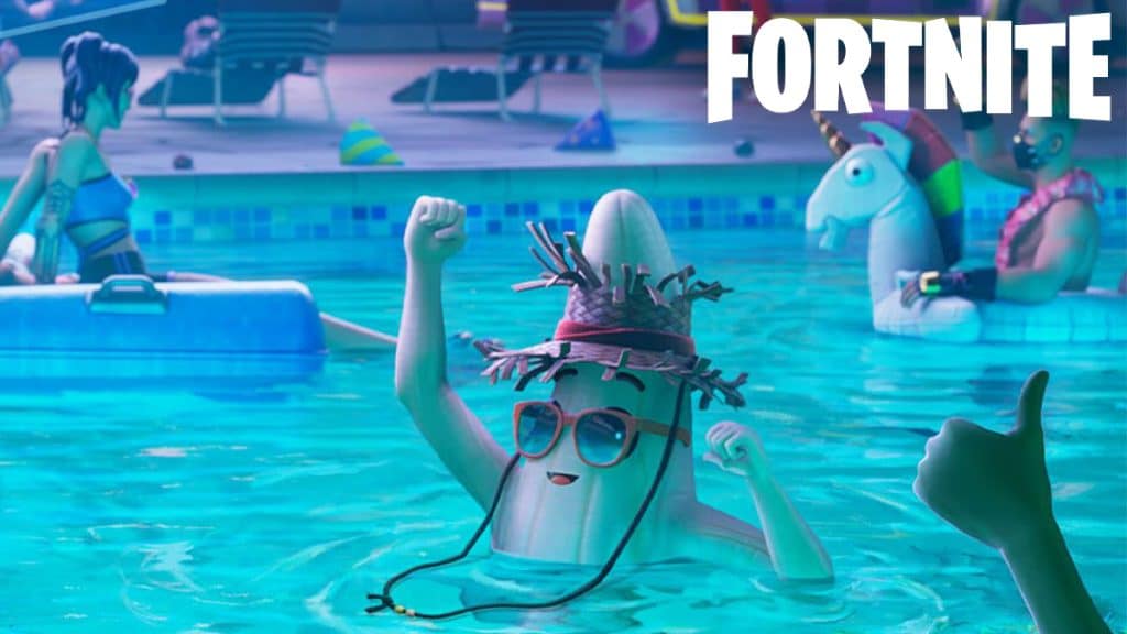 Peely in Fortnite No Sweat Summer event