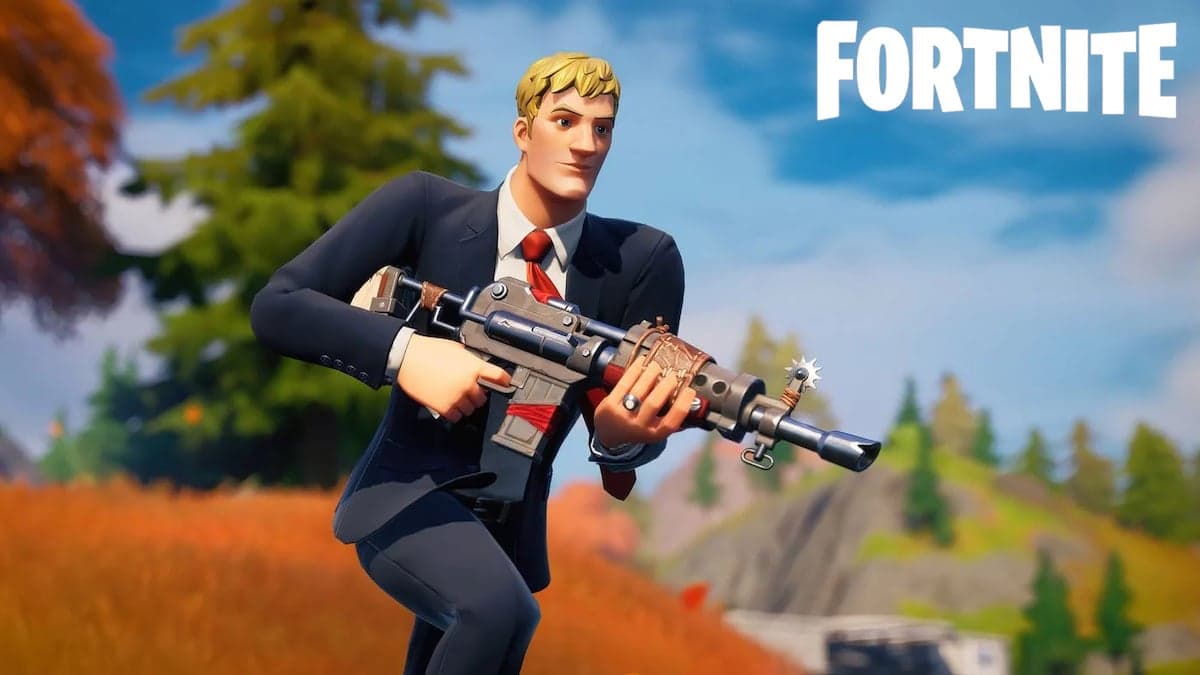 Fortnite character with weapon First person mode leak