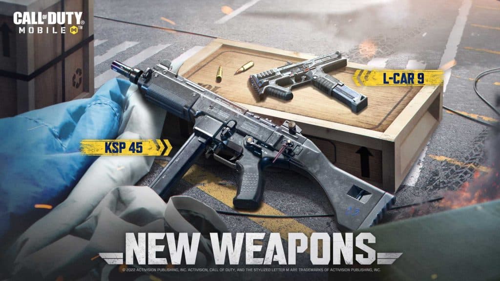 CoD Mobile new weapons