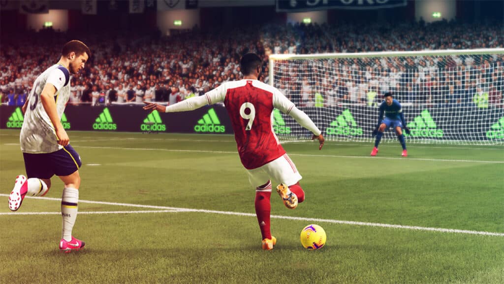 FIFA 22 player shooting