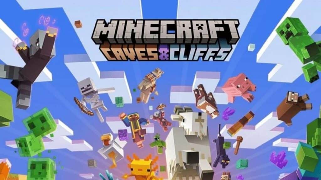 Minecraft Caves and Cliffs characters
