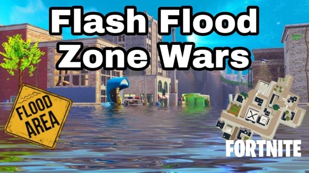 Flash Flood Zone Wars 1v1 map in Fortnite