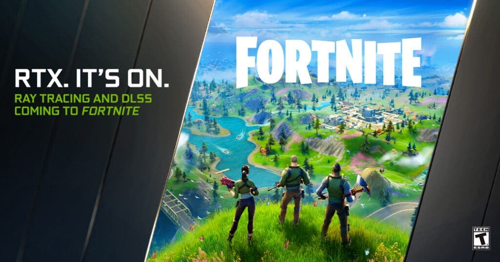 GeForce Now promo for Fortnite