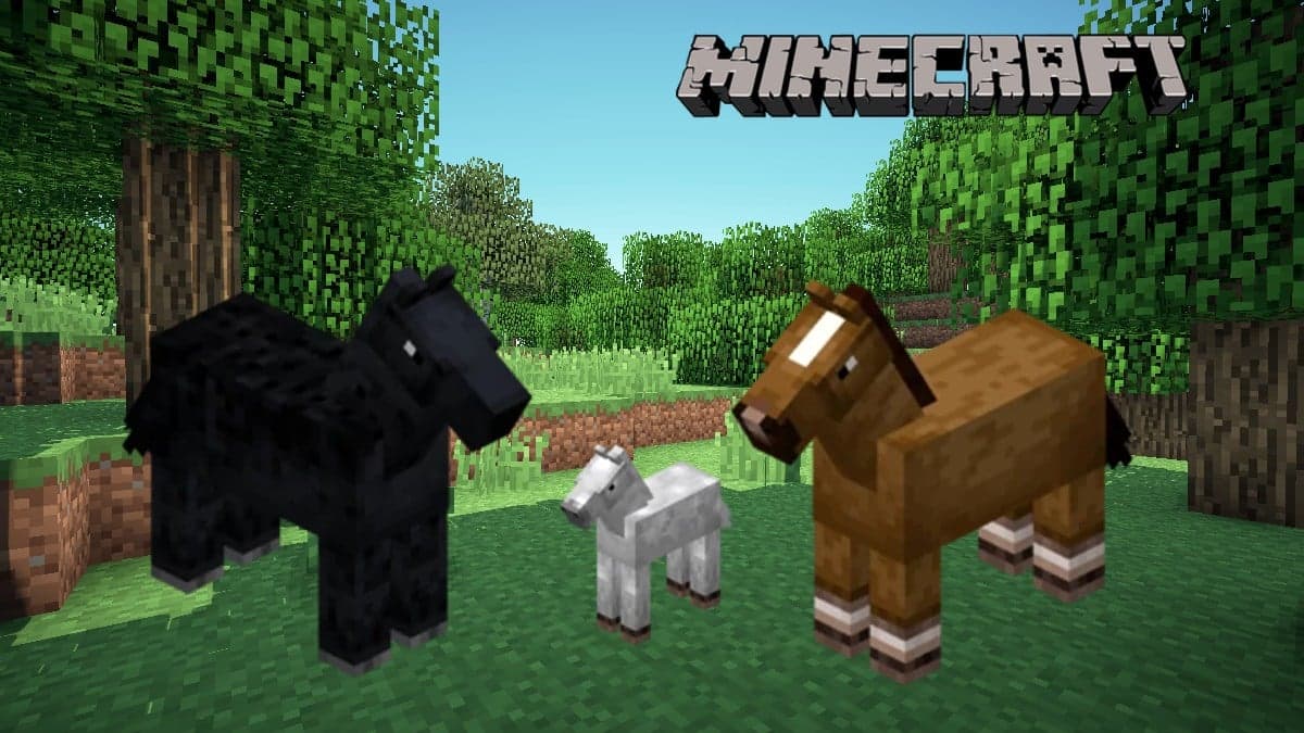 Breeding horses in Minecraft