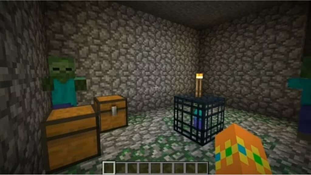 A dungeon in Minecraft.