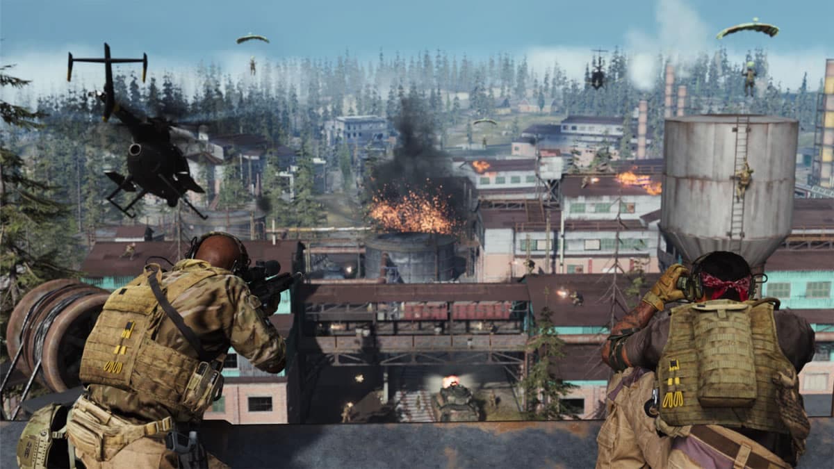 Modern Warfare ground war gameplay