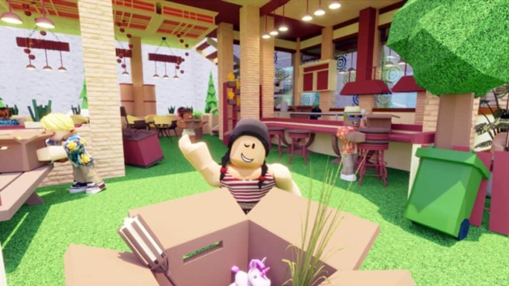 Roblox Restaurant Tycoon 2 dining area.