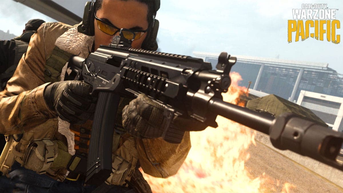 Warzone player with Modern Warfare AMAX