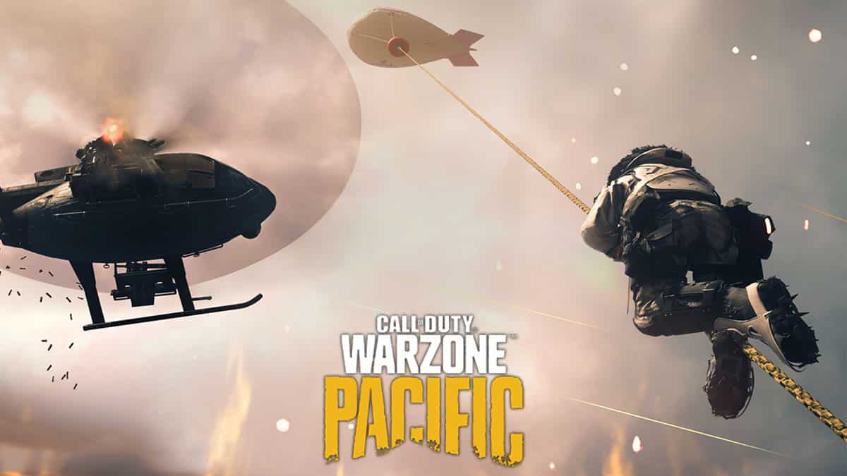 Warzone player using Portable Redeploy Balloon