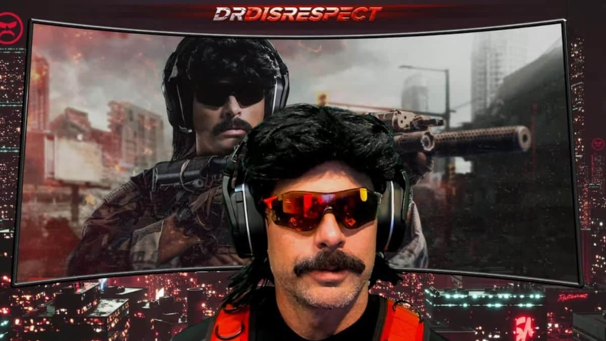 Dr Disrespect streaming Warzone