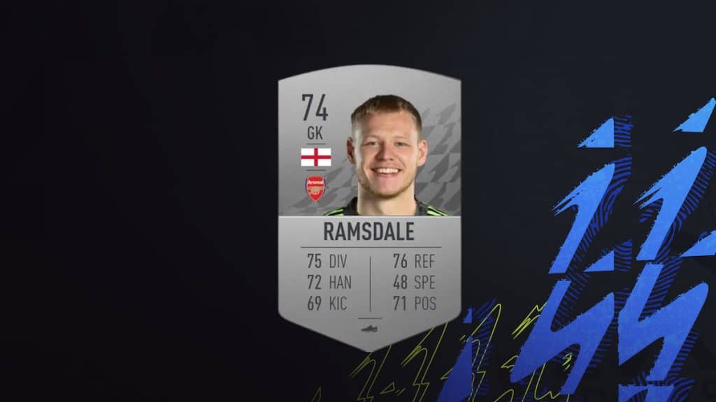 FIFA 22 Ramsdale rating