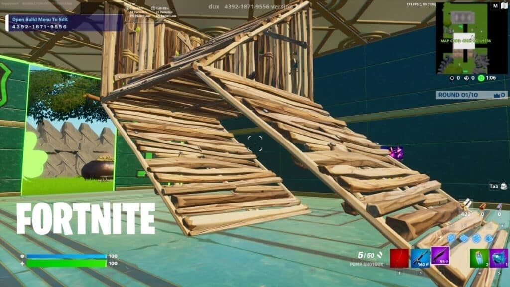 First Person Box Fights map in Fortnite