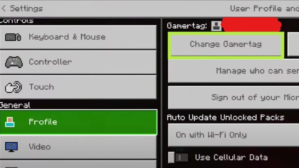 How to change Minecraft username in Bedrock Edition