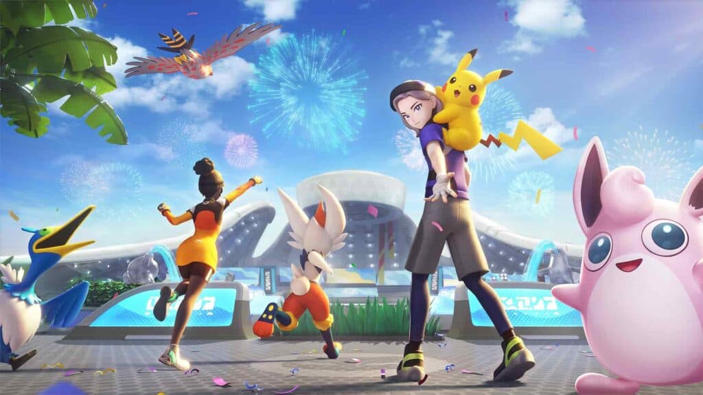 Pokemon Go trainer with Wigglytuff and other Pokemon