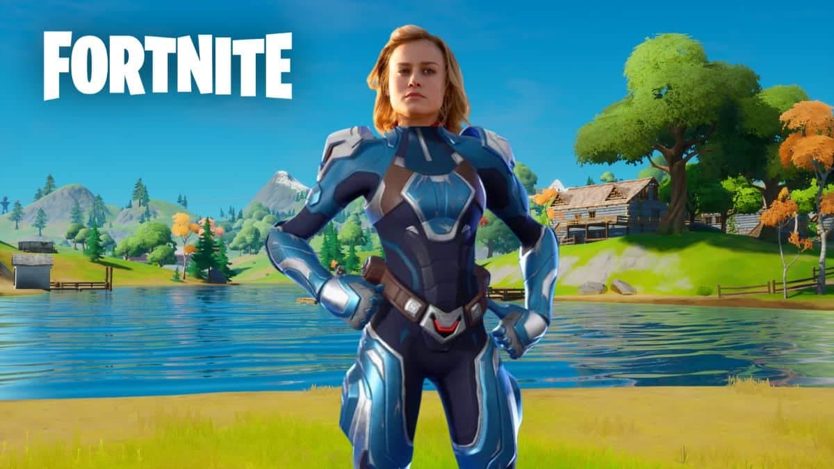 Fortnite The Paradigm with Brie Larson's face