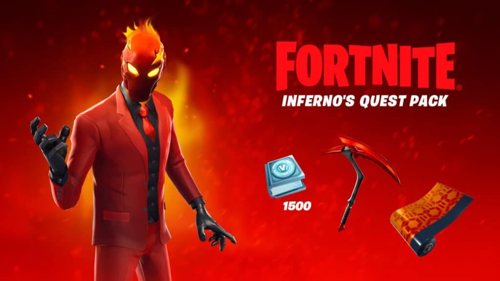 Fortnite Inferno Quest Pack items