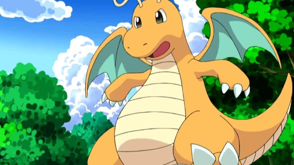 An angry Dragonite