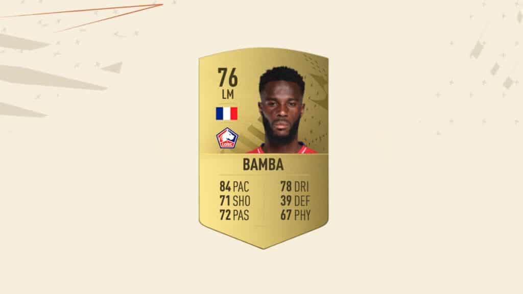 Jonathan Bamba rating FIFA 23