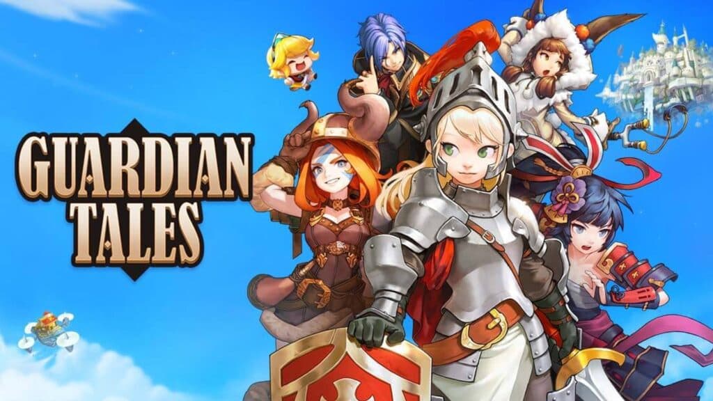 Guardian Tales official artwork featuring characters