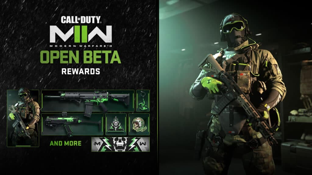 Modern Warfare 2 beta rewards and operator skin
