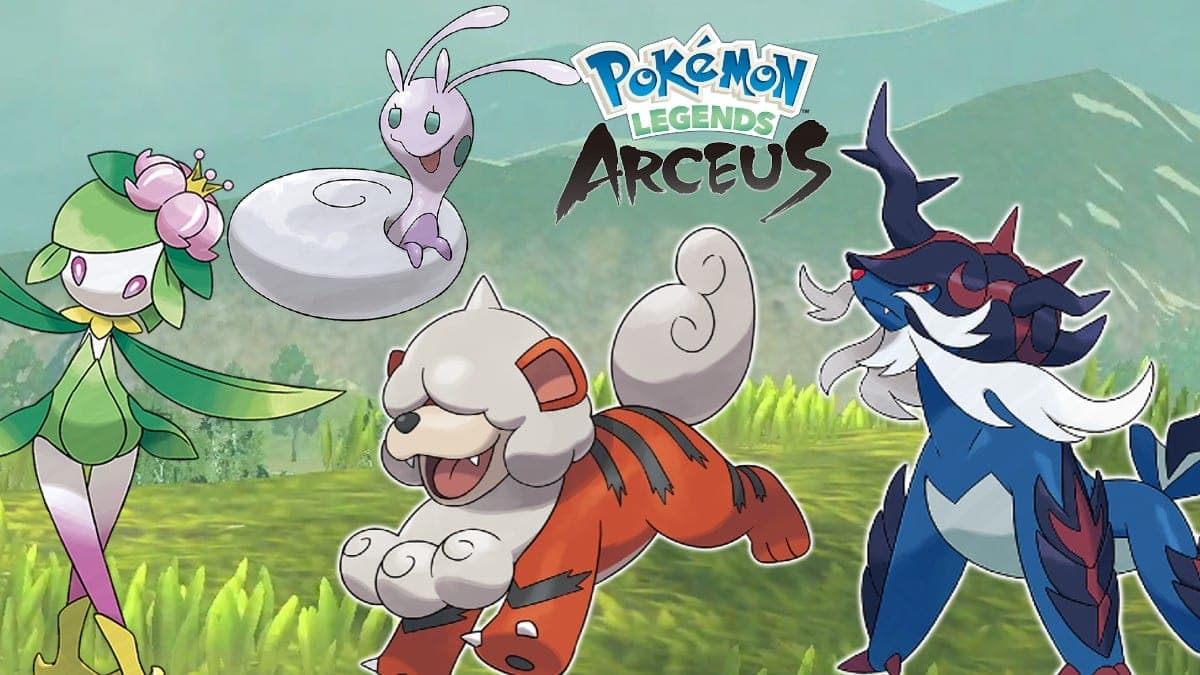 Hisuian Pokemon in Legends: Arceus