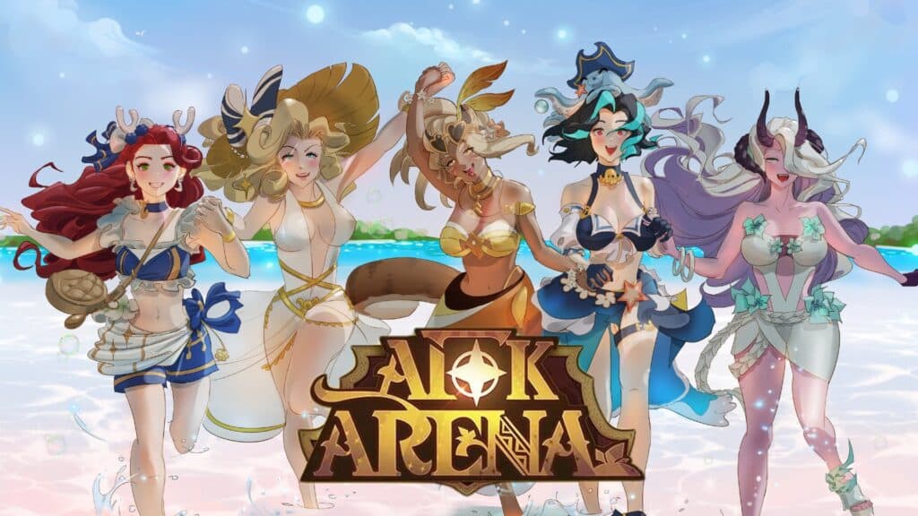 AFK Arena official promo art for summer party