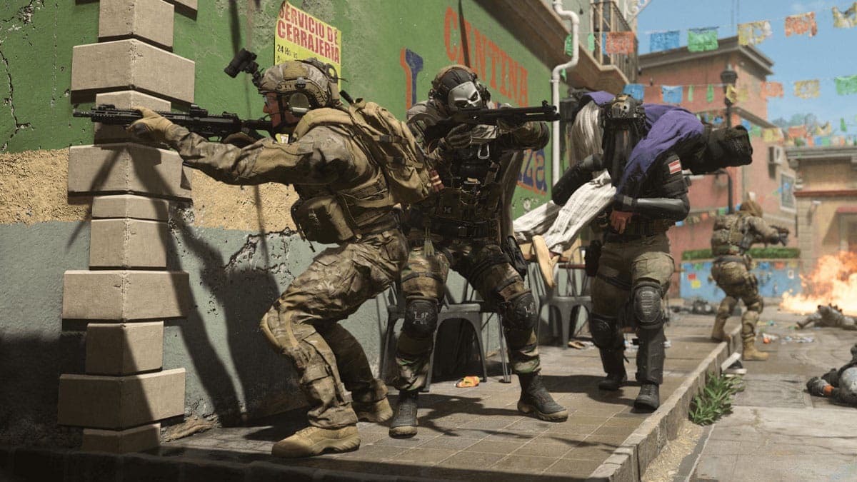 Modern Warfare 2 Operators in Mercado Las Almas map