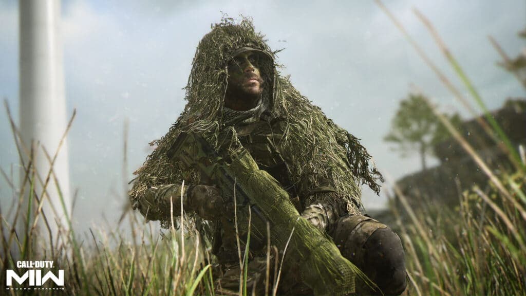 captain price in ghillie suit in modern warfare 2 campaign