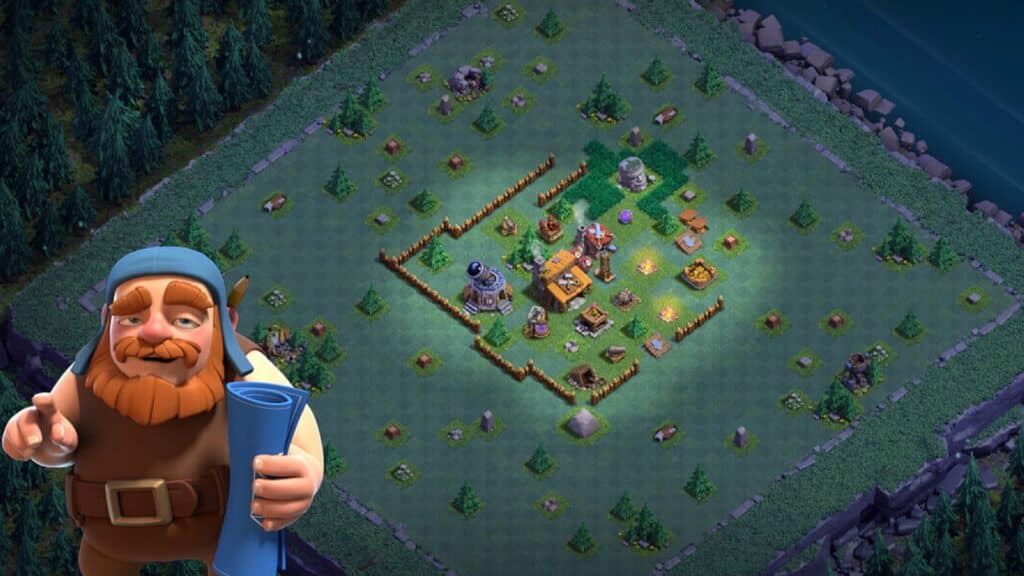 Master Builder in Clash of Clans showcasing a Builder Base