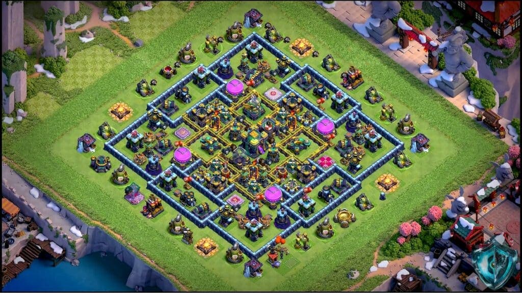 Best farming base for Town Hall 14