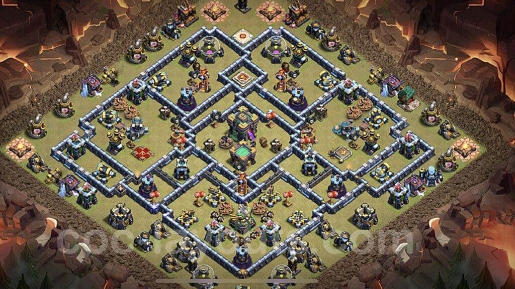 Best war base for Town Hall 14