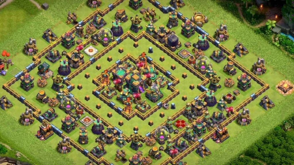 Town Hall 14 base in Clash of Clans