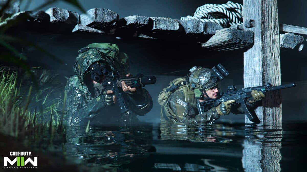 modern warfare 2 operators in water