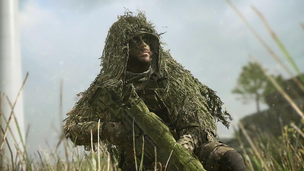 mw2 operator in ghillie suit