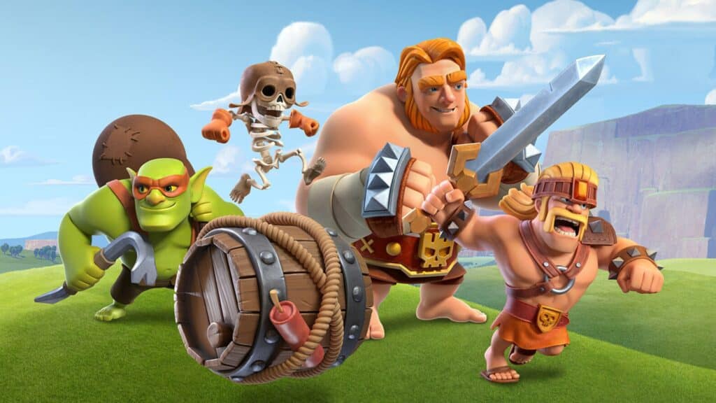Super Troops marching in Clash of Clans
