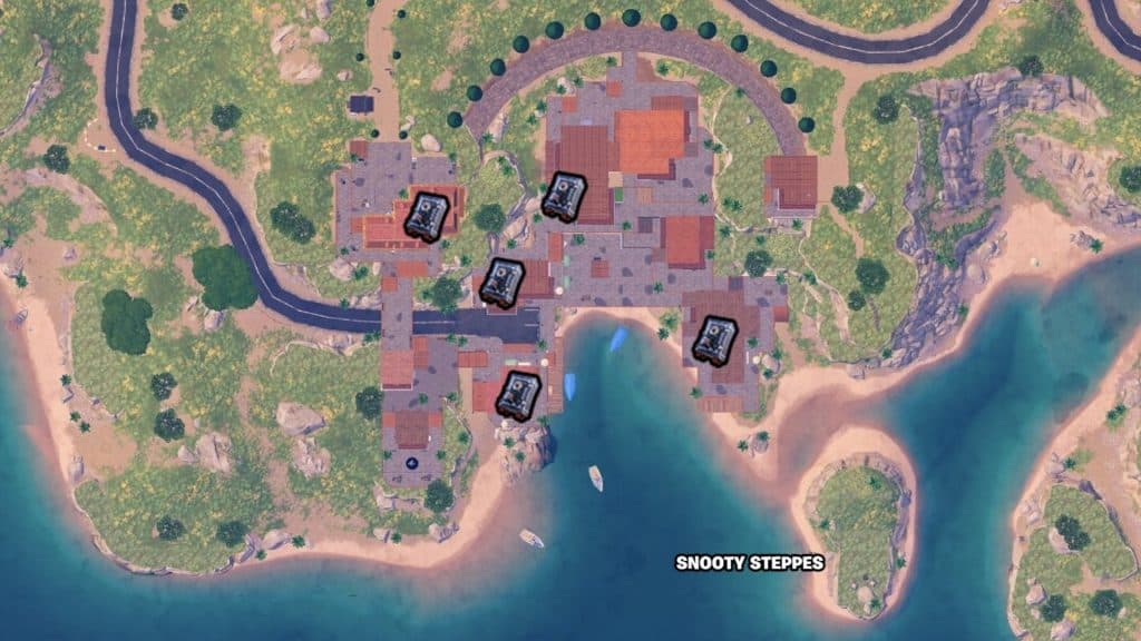 Fortnite safes locations in Chapter 5 Season 2