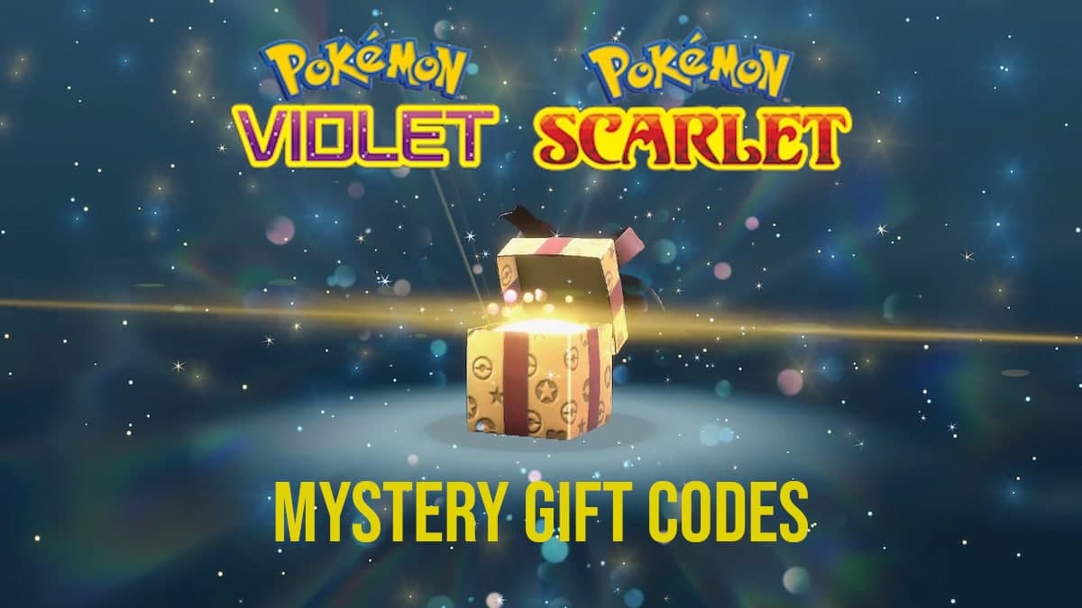 Pokemon Scarlet Violet Mystery Gift codes