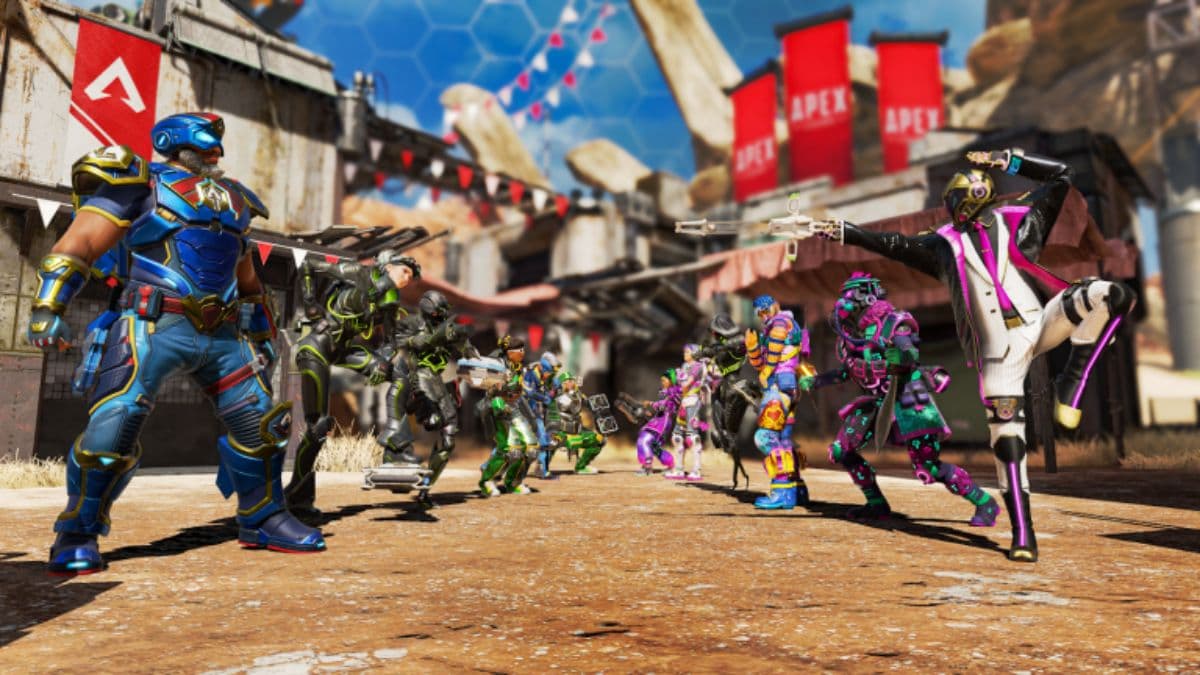 apex legends characters facing off for TDM