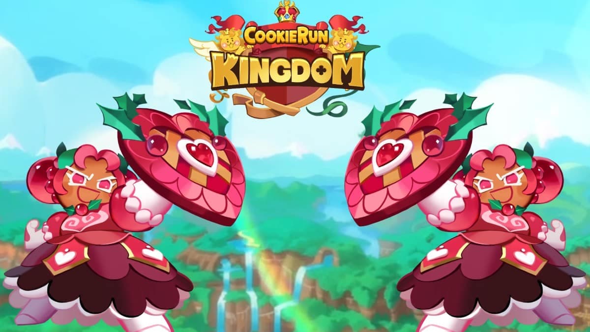 Two Hollyberry Cookies in Cookie Run Kingdom