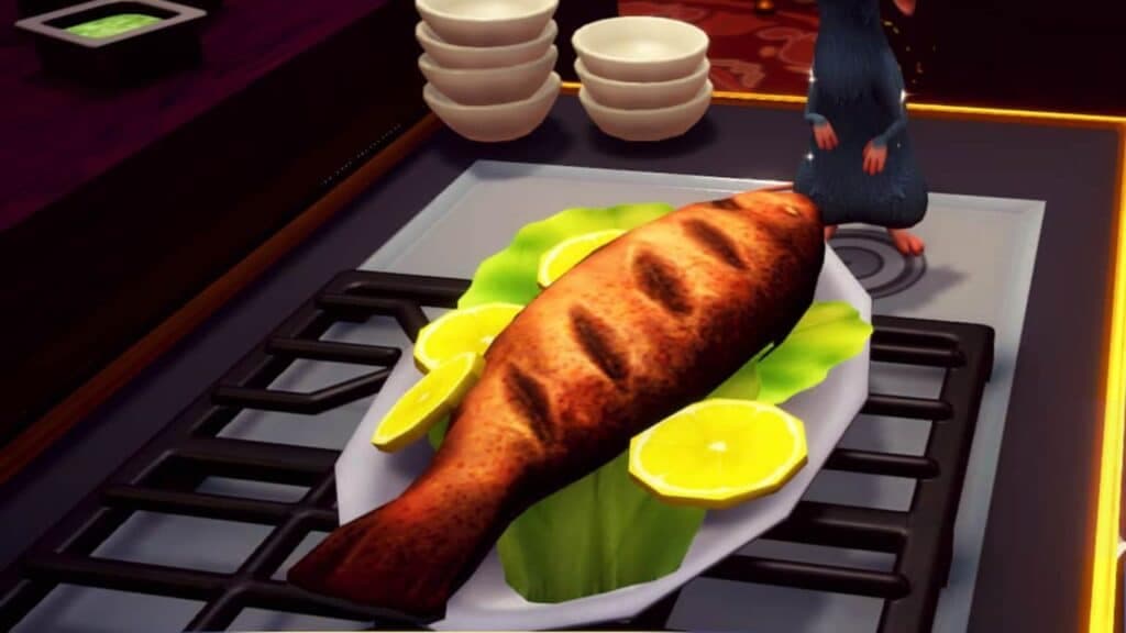 cooked fish in disney dreamlight valley