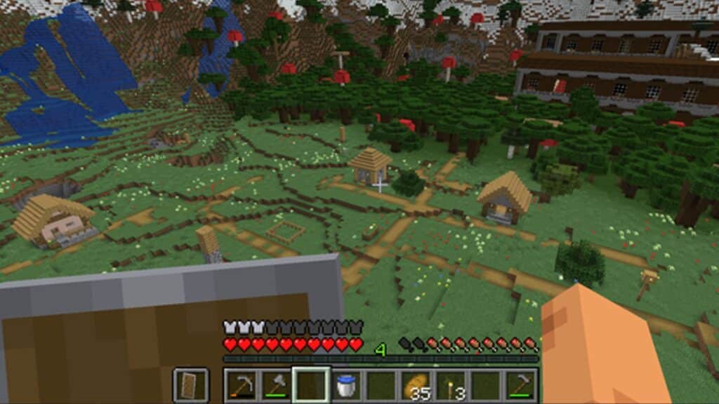 Woodland mansion in Minecraft
