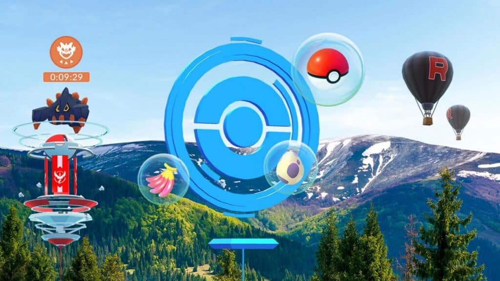 A Gym and Pokestop in Pokemon Go