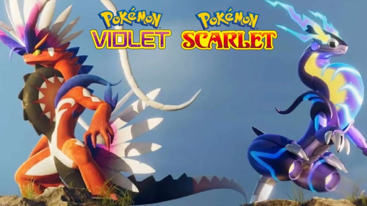 koraidon and moraidon in pokemon scarlet and violet