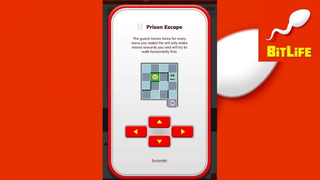4x4 Prison Escape layout in BitLife