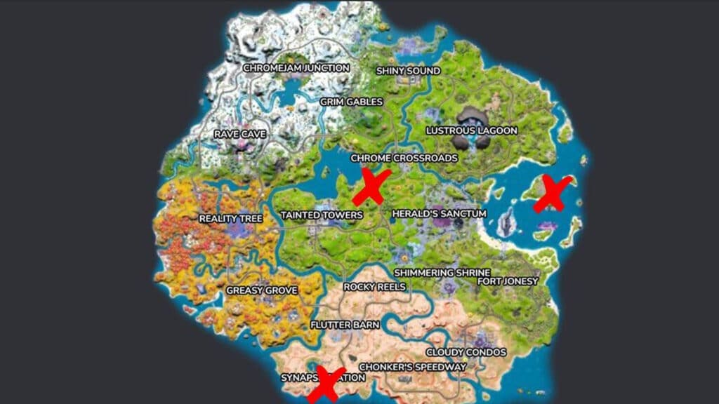 Research lab locations in Fortnite