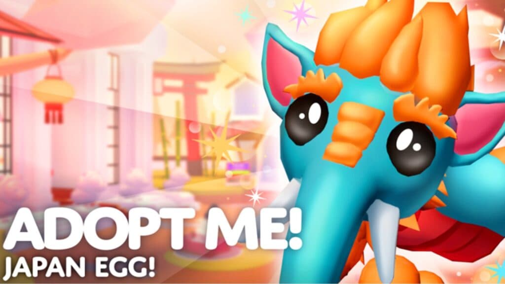 An elephant in Roblox Adopt Me.