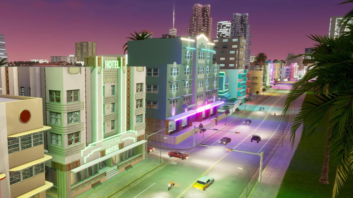 Vice City in GTA Trilogy remastered