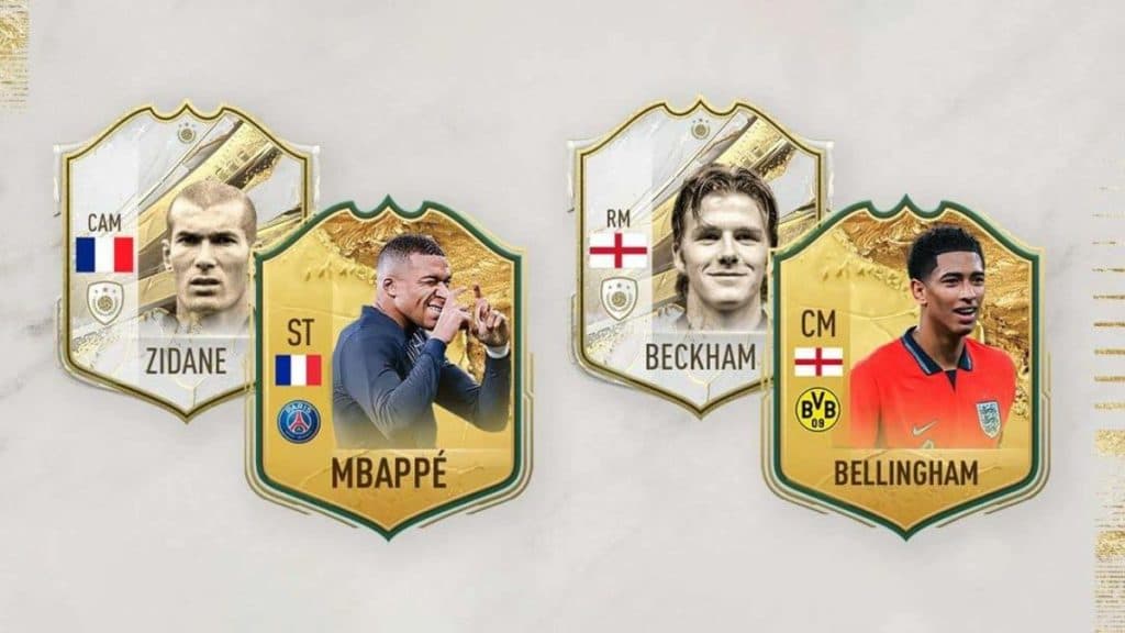 FIFA 23 World Cup History Makers Mbappe and Bellingham