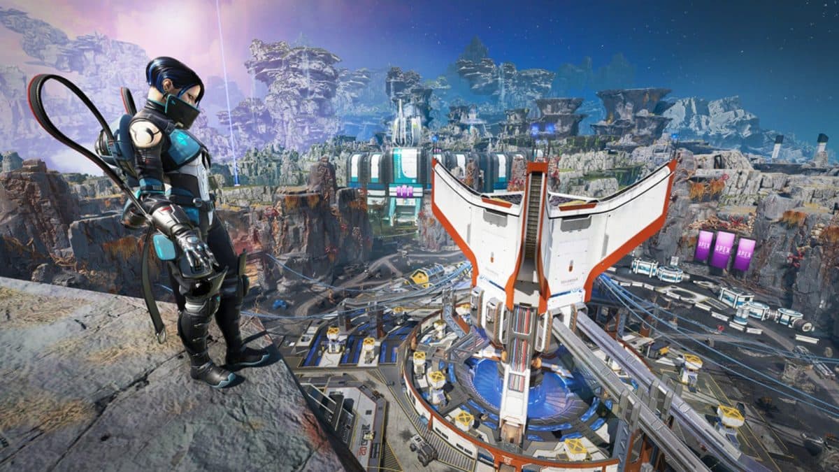 catalyst looking at world's edge map in apex legends season 15