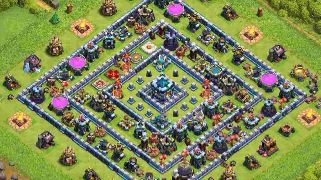 Town Hall 13 base in Clash of Clans